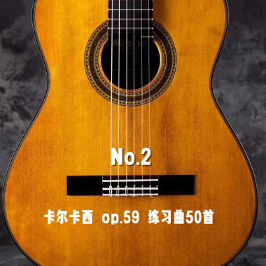 卡尔卡西 op.59 练习曲50首吉他谱GTP格式